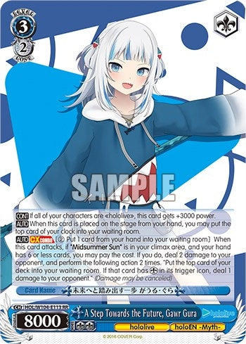 Image for A Step Towards the Future, Gawr Gura (hololive production Vol.2) (HOL/W104-E113 RR) - Weiss Schwarz