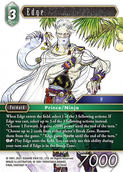 Image for Edge (Dawn of Heroes) (20-044L) - Final Fantasy TCG