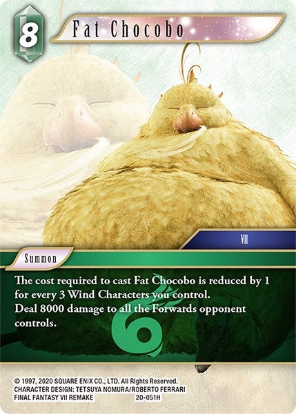 Image for Fat Chocobo (Dawn of Heroes) (20-051H) - Final Fantasy TCG