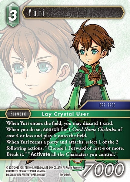 Image for Yuri (Dawn of Heroes) (20-060R) - Final Fantasy TCG