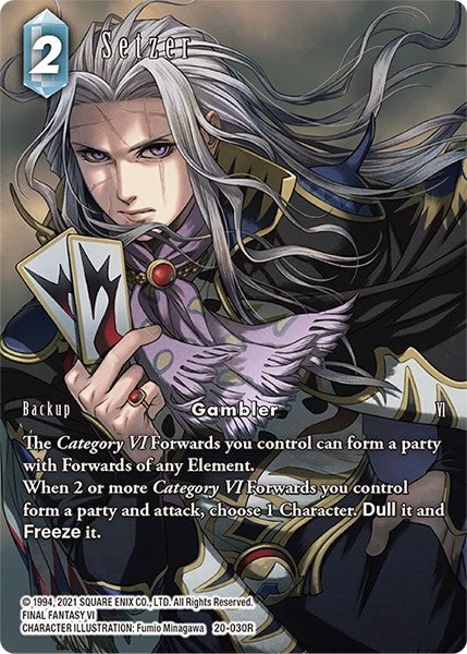 Image for Setzer (Full Art) (Dawn of Heroes) (20-030R) - Final Fantasy TCG