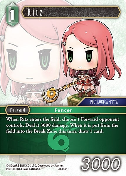 Image for Ritz (Dawn of Heroes) (20-062R) - Final Fantasy TCG