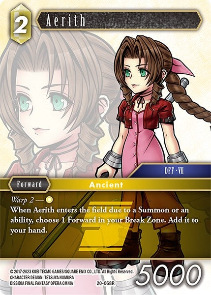 Image for Aerith (Dawn of Heroes) (20-068R) - Final Fantasy TCG