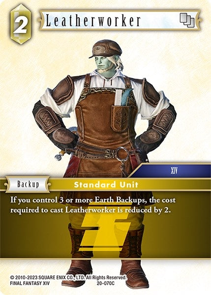 Image for Leatherworker (Dawn of Heroes) (20-070C) - Final Fantasy TCG