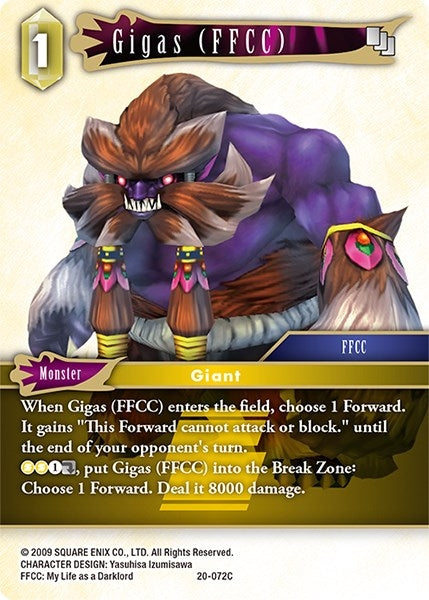 Image for Gigas (FFCC) (Dawn of Heroes) (20-072C) - Final Fantasy TCG