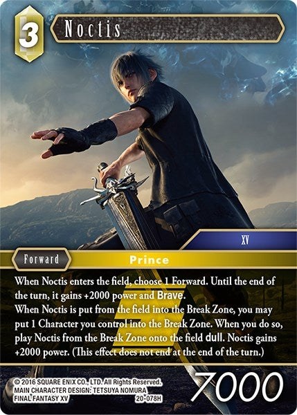 Image for Noctis (Dawn of Heroes) (20-078H) - Final Fantasy TCG