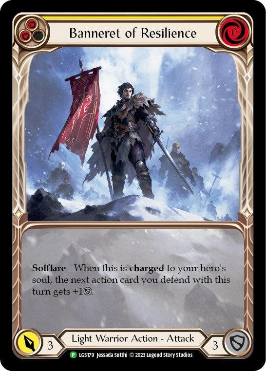 Image for Banneret of Resilience - LGS179 (Flesh and Blood: Promo Cards) (LGS179) - Flesh and Blood TCG