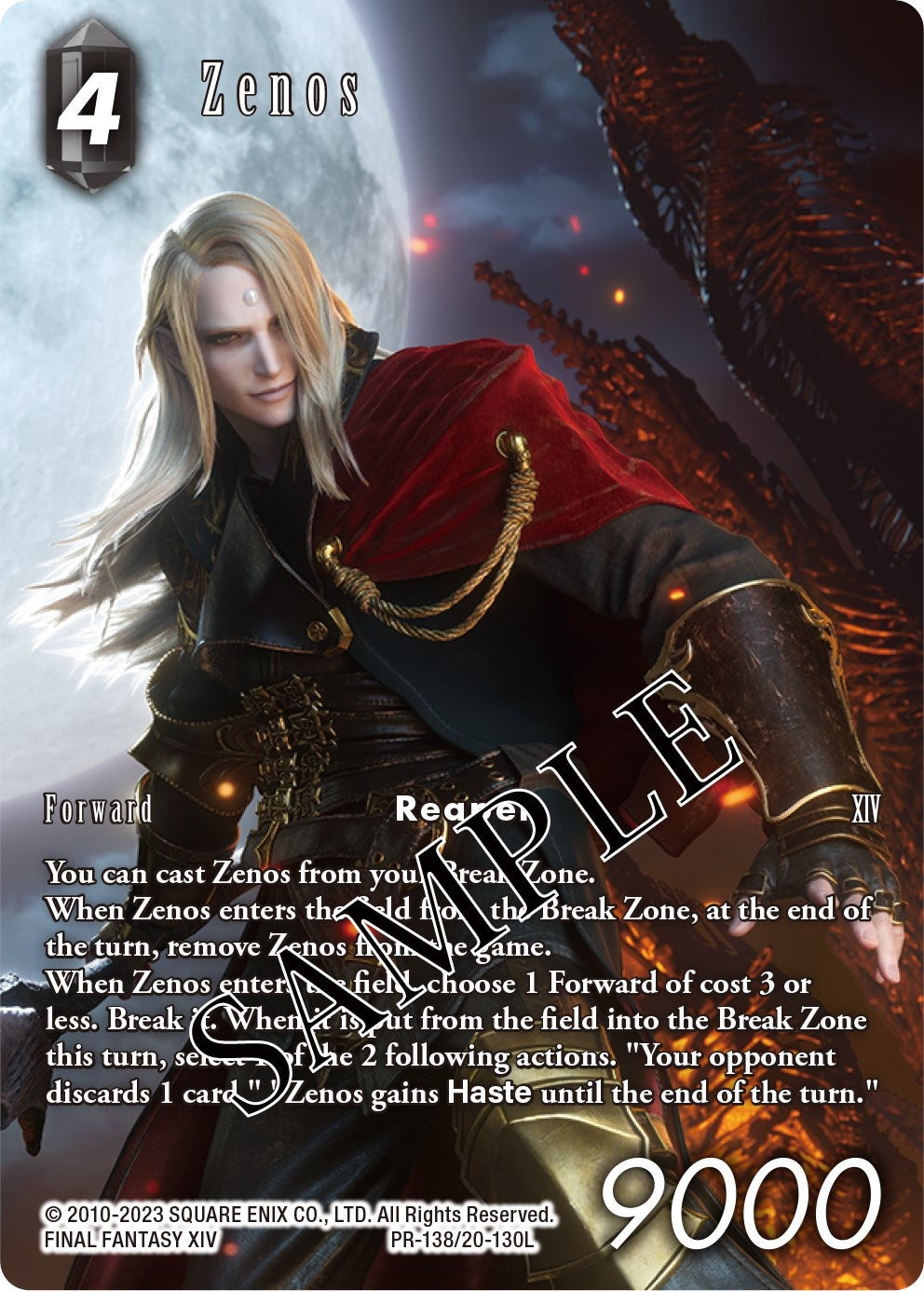 Image for Zenos (FF: Promo Cards) (PR-138/20-130L) - Final Fantasy TCG