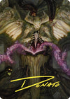 Image for Demonic Tutor Art Card (Gold-Stamped Signature) (Art Series: Commander Masters) (64) - Magic: The Gathering