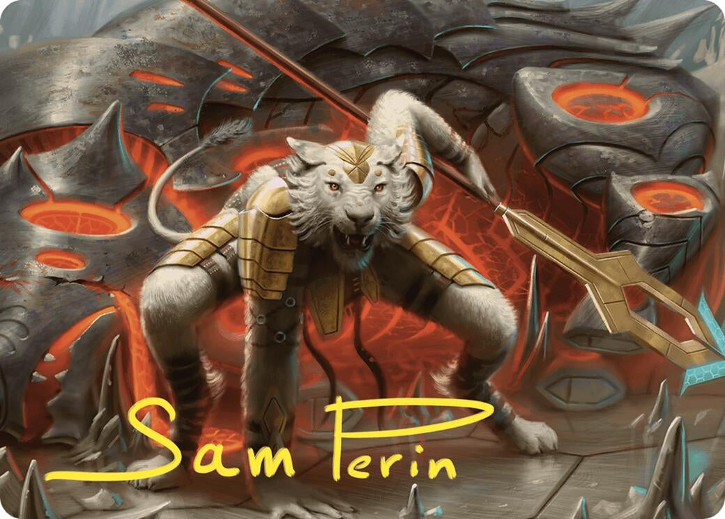Image for Sunspear Shikari Art Card (Gold-Stamped Signature) (Art Series: Commander Masters) (4) - Magic: The Gathering
