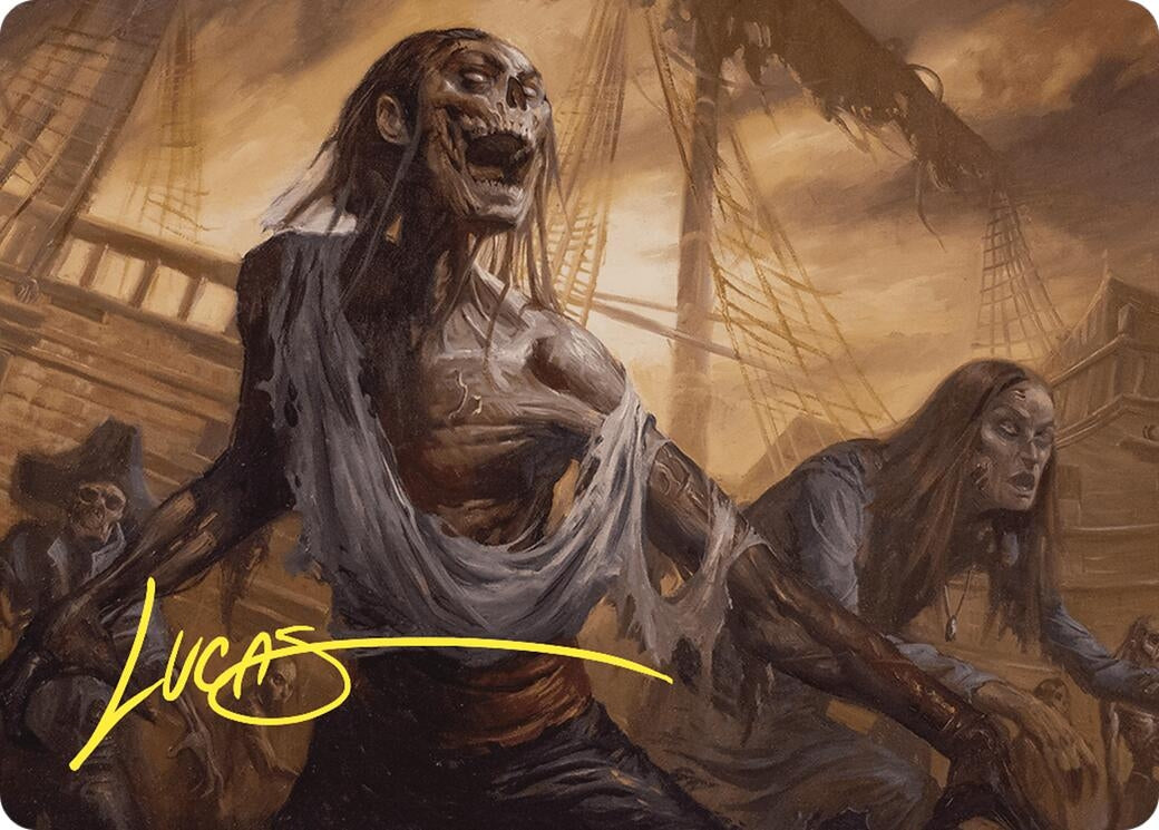 Image for Rise from the Tides Art Card (Gold-Stamped Signature) (Art Series: Commander Masters) (11) - Magic: The Gathering