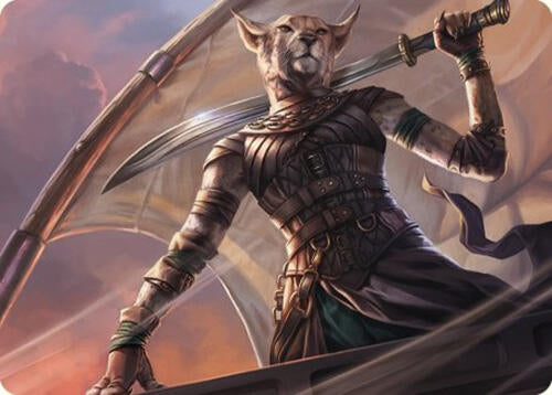 Image for Mirri, Weatherlight Duelist Art Card (Art Series: Commander Masters) (28) - Magic: The Gathering