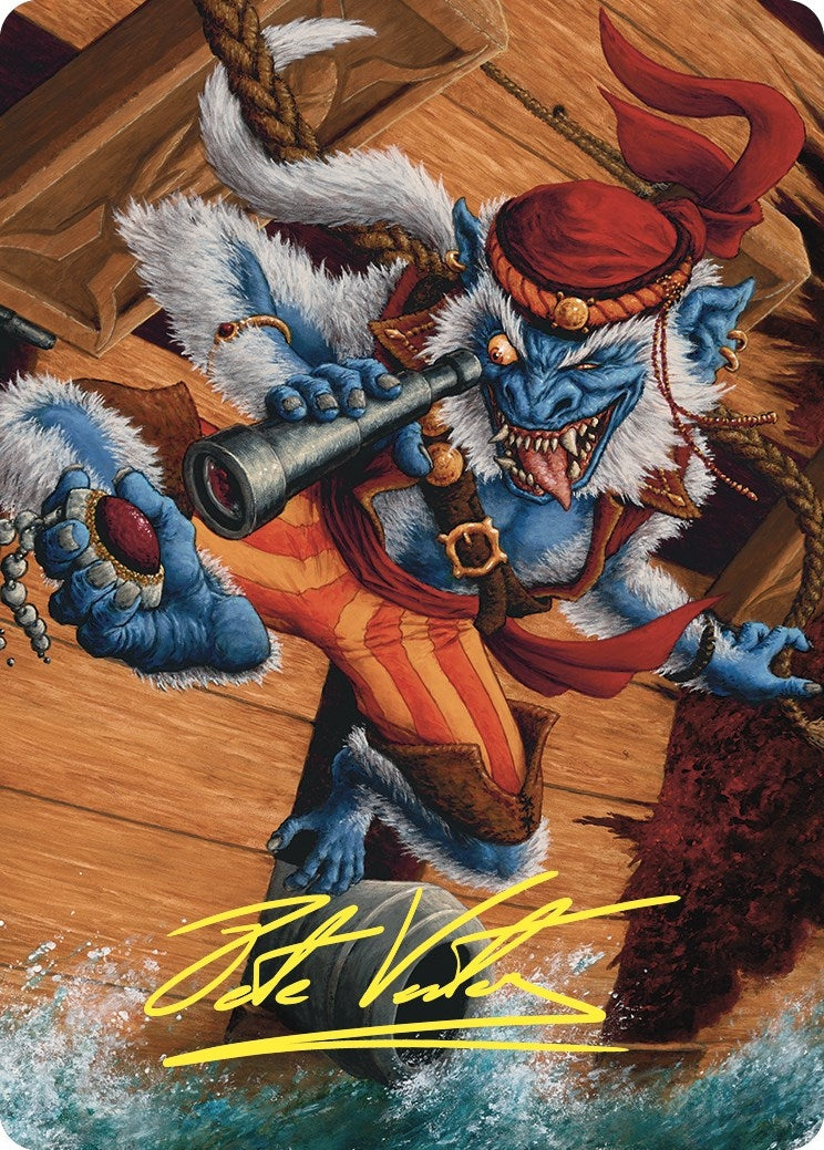 Image for Treasure Nabber Art Card (Gold-Stamped Signature) (Art Series: Commander Masters) (40) - Magic: The Gathering