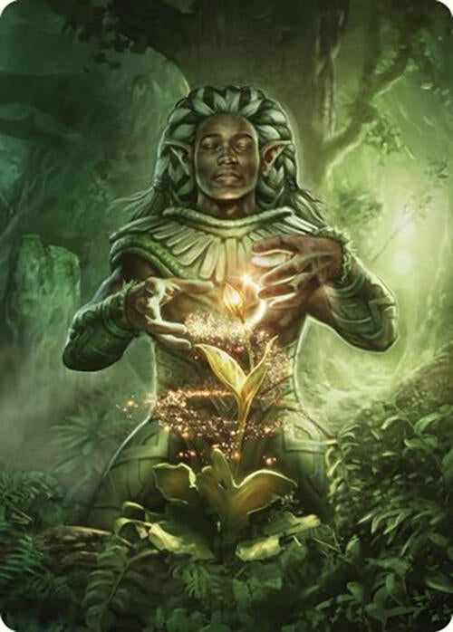 Image for Elvish Mystic Art Card (Art Series: Commander Masters) (41) - Magic: The Gathering