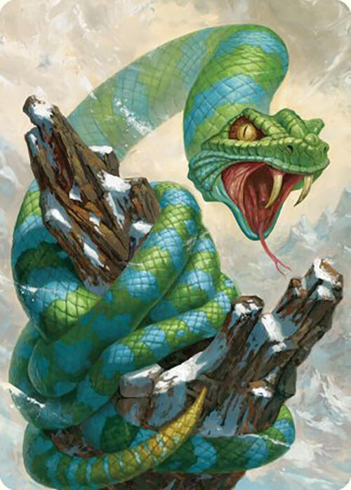 Image for Ohran Frostfang Art Card (Art Series: Commander Masters) (42) - Magic: The Gathering