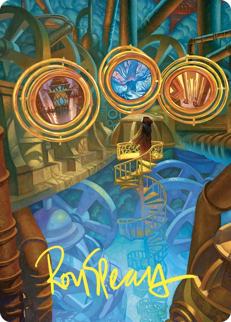 Image for Extraplanar Lens Art Card (Gold-Stamped Signature) (Art Series: Commander Masters) (46) - Magic: The Gathering