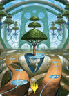 Image for Rejuvenating Springs Art Card (Gold-Stamped) (Art Series: Commander Masters) (48) - Magic: The Gathering