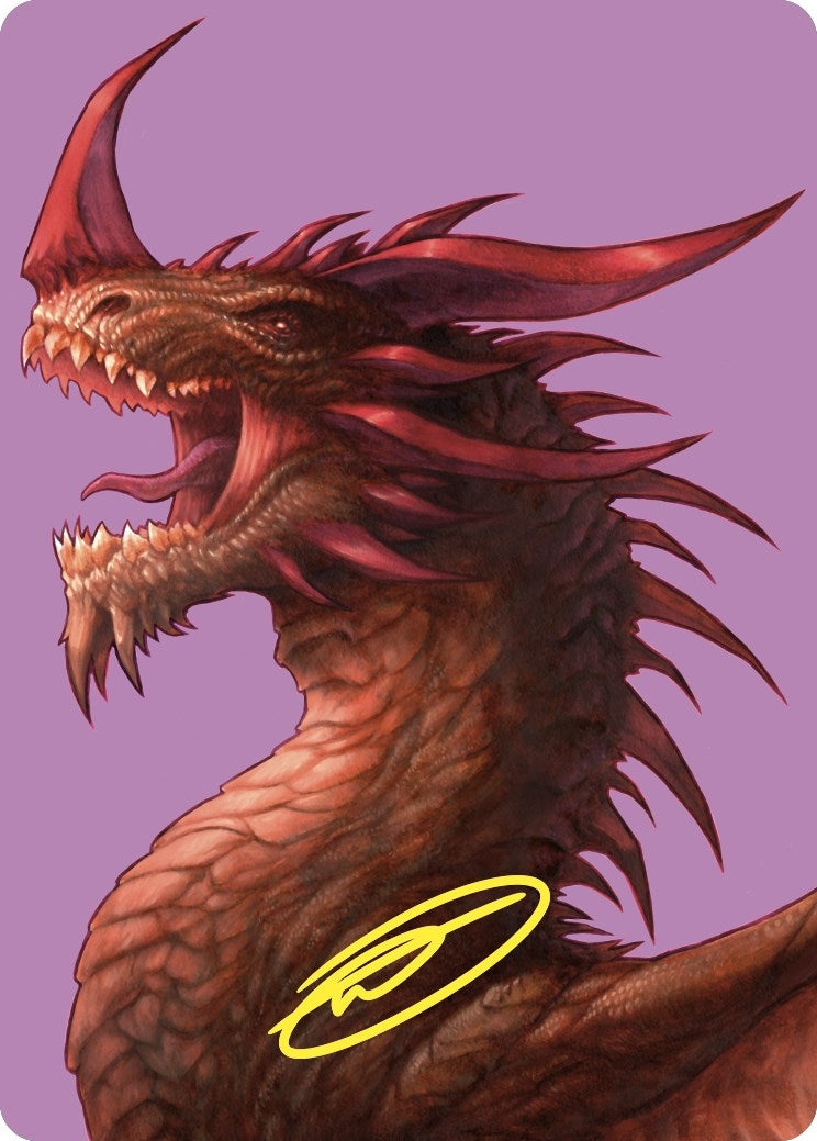Image for The Ur-Dragon Art Card (Gold-Stamped Signature) (Art Series: Commander Masters) (61) - Magic: The Gathering