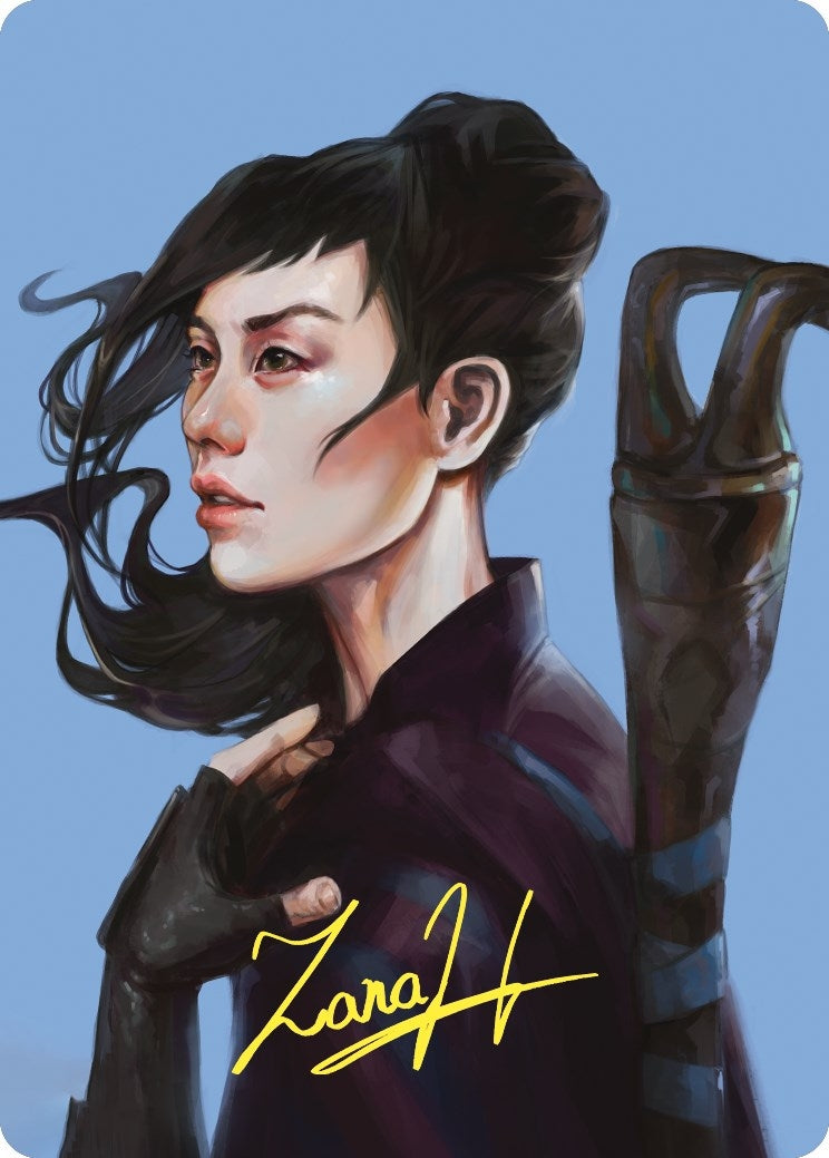 Image for Yuriko, the Tiger's Shadow Art Card (Gold-Stamped Signature) (Art Series: Commander Masters) (62) - Magic: The Gathering