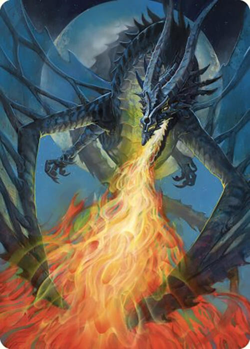 Image for Balefire Dragon Art Card (Art Series: Commander Masters) (65) - Magic: The Gathering