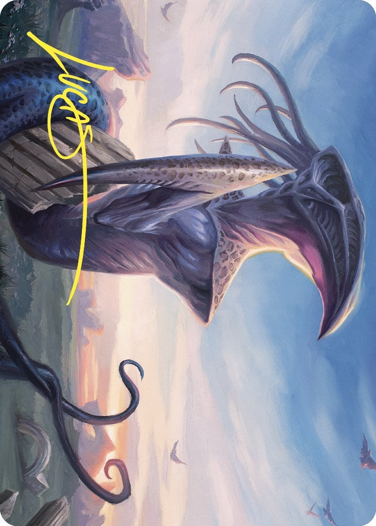 Image for Sentinel Sliver Art Card (Gold-Stamped Signature) (Art Series: Commander Masters) (76) - Magic: The Gathering