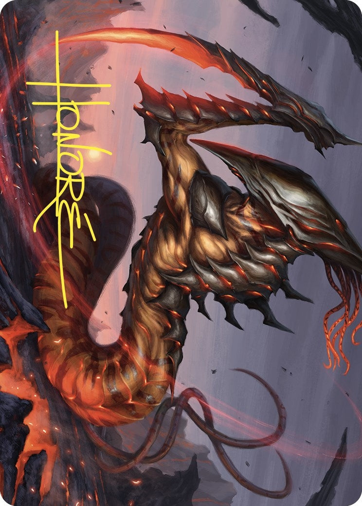 Image for Blade Sliver Art Card (Gold-Stamped Signature) (Art Series: Commander Masters) (78) - Magic: The Gathering