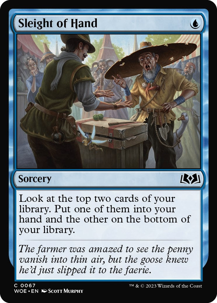 Image for Sleight of Hand (Wilds of Eldraine) (67) - Magic: The Gathering