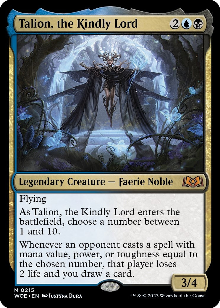 Image for Talion, the Kindly Lord (Wilds of Eldraine) (215) - Magic: The Gathering