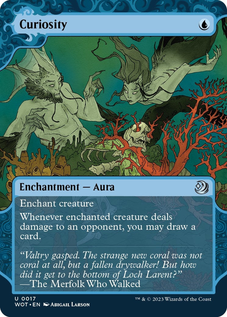 Image for Curiosity (Wilds of Eldraine: Enchanting Tales) (17) - Magic: The Gathering