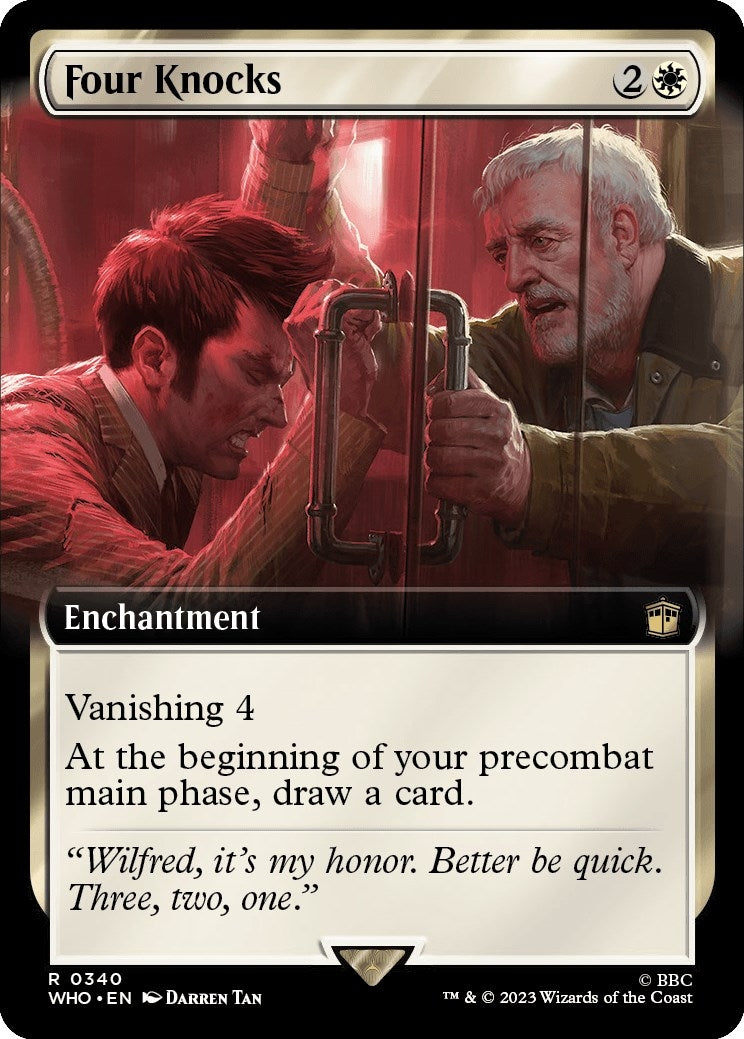 Image for Four Knocks (Extended Art) (Universes Beyond: Doctor Who) (340) - Magic: The Gathering