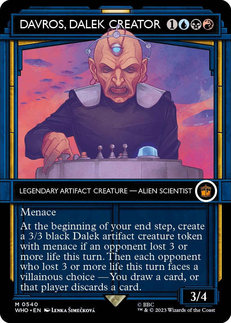 Image for Davros, Dalek Creator (Showcase) (Universes Beyond: Doctor Who) (540) - Magic: The Gathering