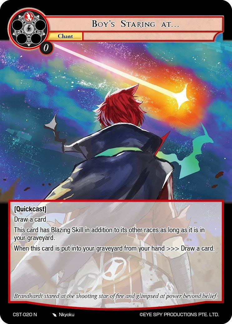 Image for Boy's Staring At... (Clash of the Star Trees) (CST-020 N) - Force of Will