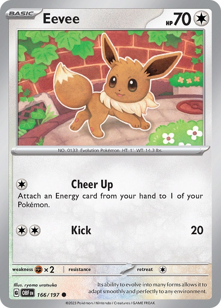 Image for Eevee (SV03: Obsidian Flames) (166/197) - Pokemon