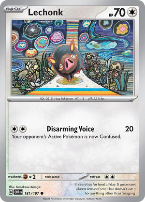 Image for Lechonk (SV03: Obsidian Flames) (181/197) - Pokemon