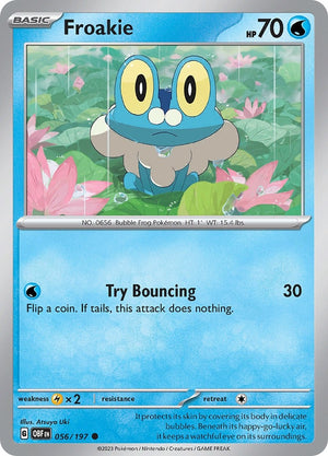 Image for Froakie (SV03: Obsidian Flames) (056/197) - Pokemon