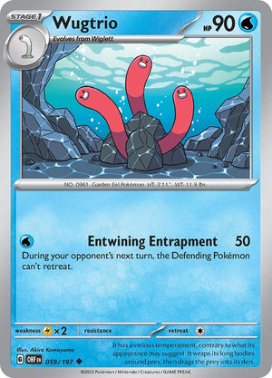 Image for Wugtrio (SV03: Obsidian Flames) (059/197) - Pokemon