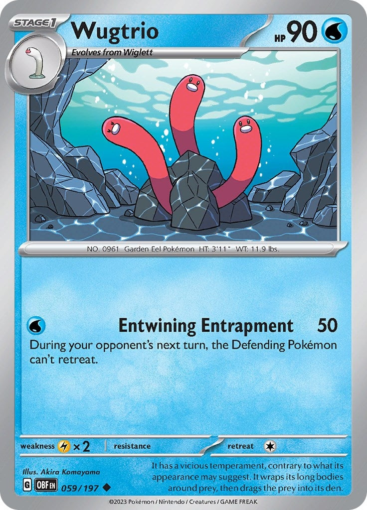Image for Wugtrio (SV03: Obsidian Flames) (059/197) - Pokemon