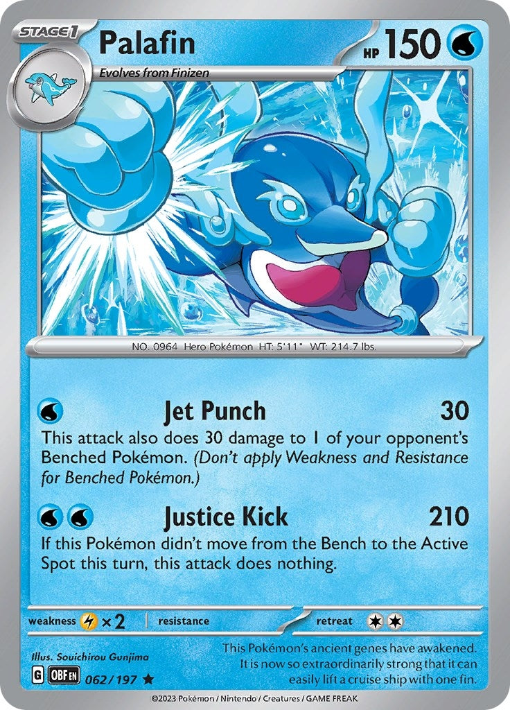 Image for Palafin (SV03: Obsidian Flames) (062/197) - Pokemon