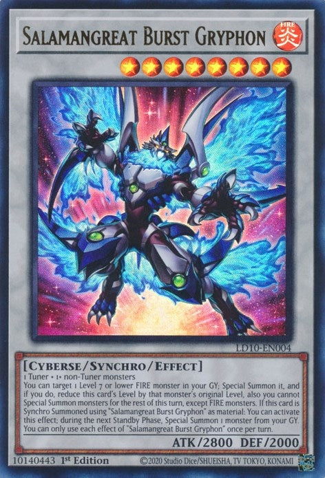 Image for Salamangreat Burst Gryphon (Legendary Duelists: Soulburning Volcano) (LD10-EN004) - YuGiOh