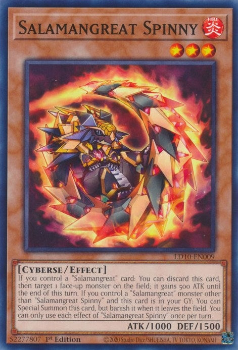 Image for Salamangreat Spinny (Legendary Duelists: Soulburning Volcano) (LD10-EN009) - YuGiOh