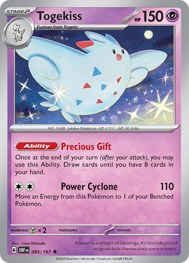 Image for Togekiss (SV03: Obsidian Flames) (085/197) - Pokemon