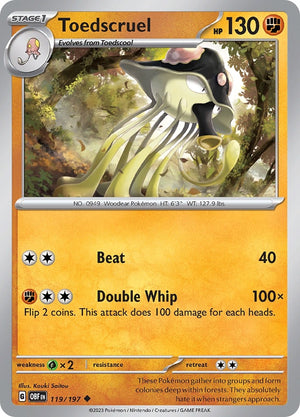 Image for Toedscruel (SV03: Obsidian Flames) (119/197) - Pokemon