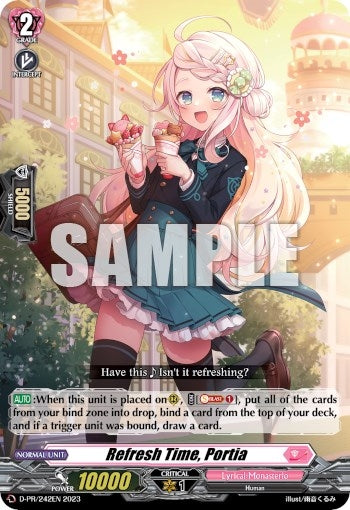 Image for Refresh Time, Portia (D Promo Cards) (D-PR/242EN) - Cardfight Vanguard