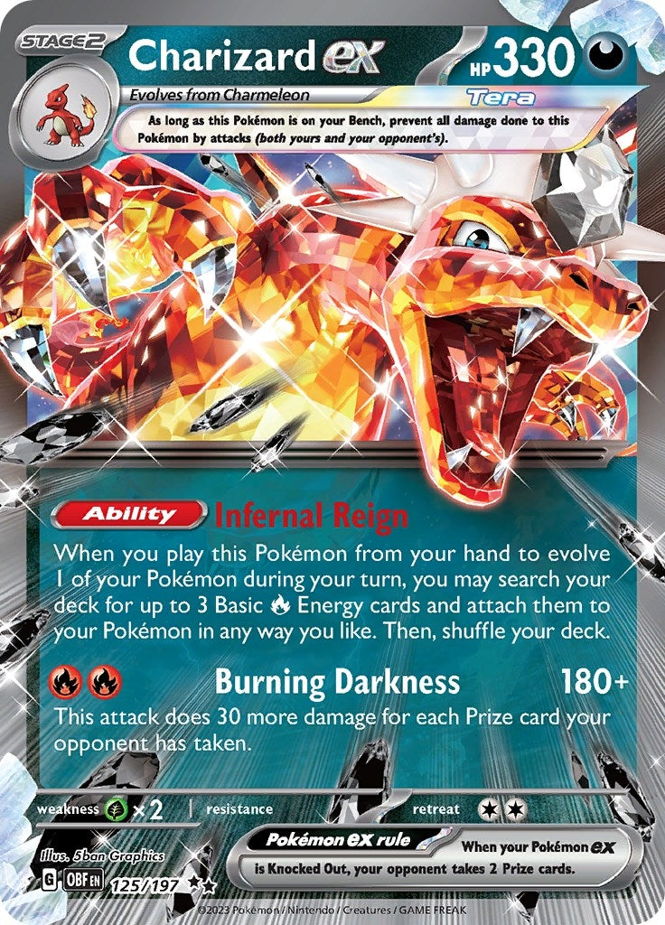 Image for Charizard ex (SV03: Obsidian Flames) (125/197) - Pokemon