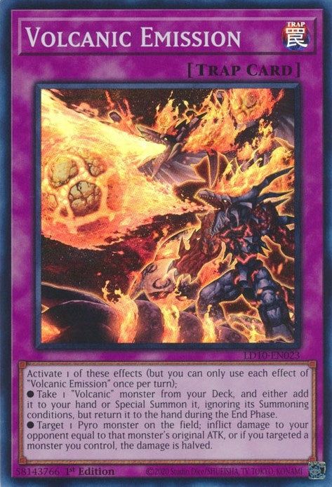 Image for Volcanic Emission (Legendary Duelists: Soulburning Volcano) (LD10-EN023) - YuGiOh
