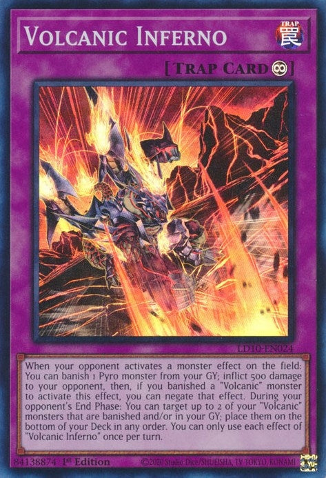 Image for Volcanic Inferno (Legendary Duelists: Soulburning Volcano) (LD10-EN024) - YuGiOh