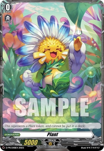Image for Plant Token (D Promo Cards) (D-PR/248 2023 EN) - Cardfight Vanguard