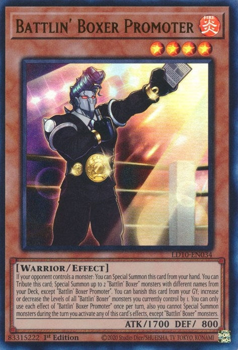 Image for Battlin' Boxer Promoter (Legendary Duelists: Soulburning Volcano) (LD10-EN034) - YuGiOh