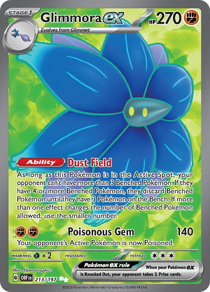 Image for Glimmora ex (SV03: Obsidian Flames) (213/197) - Pokemon