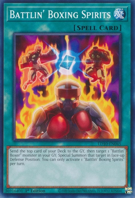 Image for Battlin' Boxing Spirits (Legendary Duelists: Soulburning Volcano) (LD10-EN045) - YuGiOh